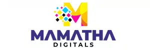 Clickzen created website - Mamatha Digitals Logo